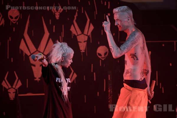 DIE ANTWOORD - 2013-06-18 - PARIS - Le Trianon - Watkin Tudor Jones Jr. [Ninja] - Anri du Toit [Yolandi Visser]